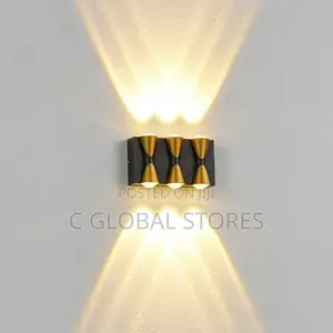Gold Design Fence Light