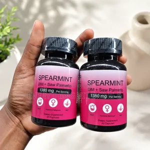 Spearmint DIM + Saw Palmetto Supplement (60 Capsules)