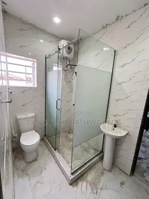 Glass Shower Cubicle ( L Shape for Toilet)