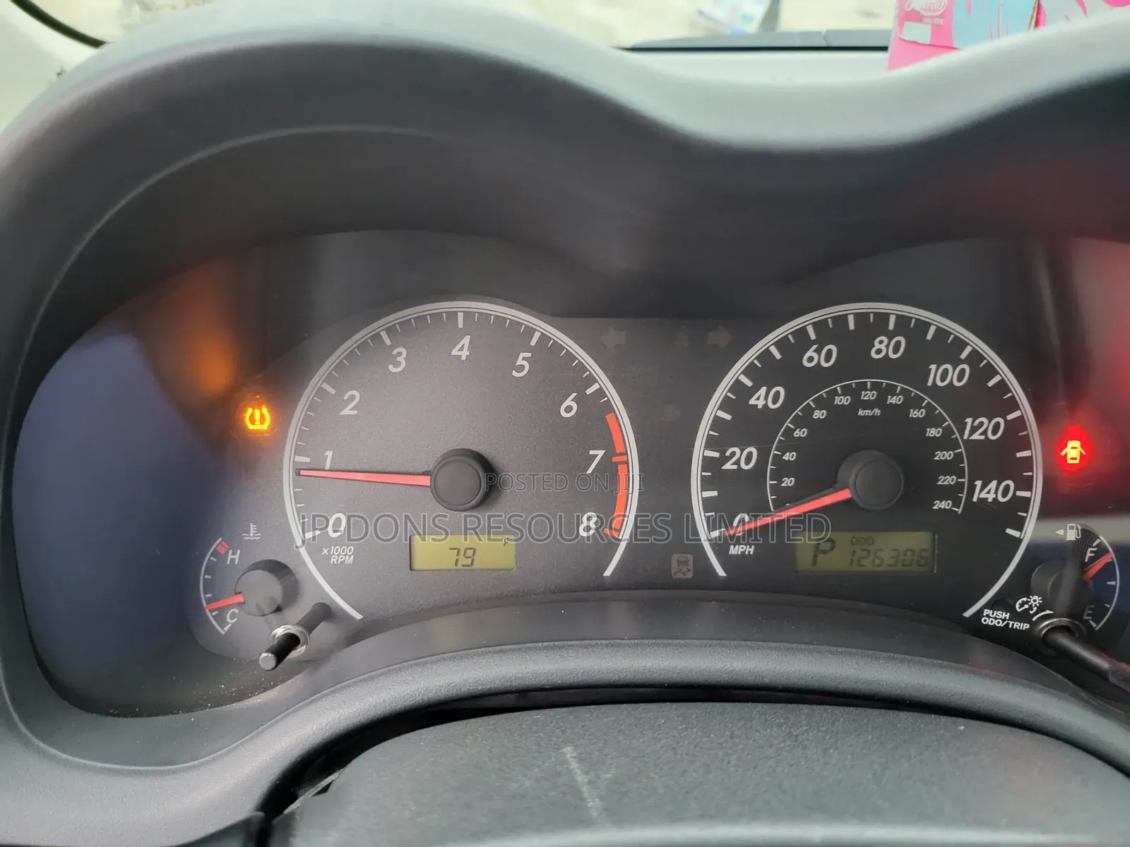 Toyota Corolla 2012 Red