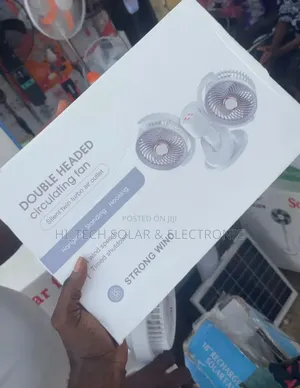 Rechargeable Hand Fan - DOUBLE WING - Available