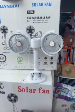Rechargeable Hand Fan - DOUBLE WING - Available
