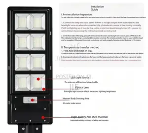 Four-Head Solar Street Light (Single-Row or Double-Row Configuration)