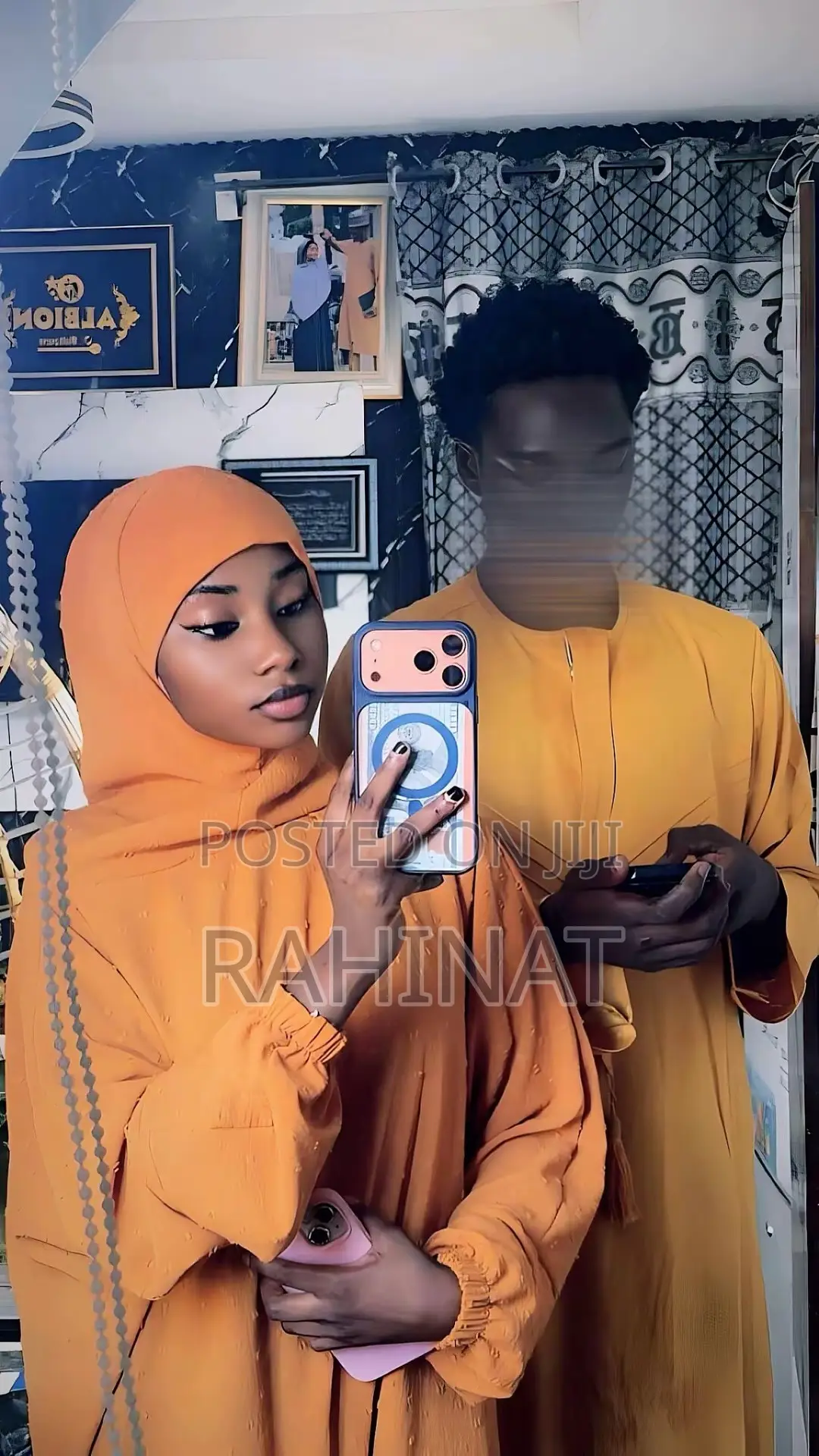 Premium Muslim Couples Jalabia Set (His Hers)