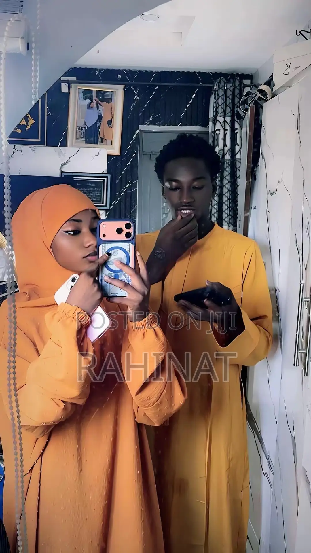 Premium Muslim Couples Jalabia Set (His Hers)