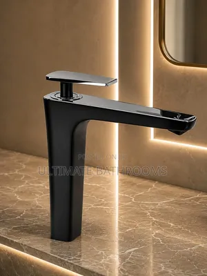 High Quality Long Black Basin Mixer Faucet