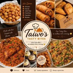 Homemade Chinchin, Fish Roll, Jollof ,Fried Rice ,White Rice Sand Stew
