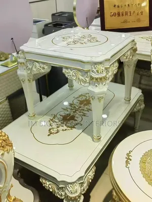 Royal Wooden Center Table Set