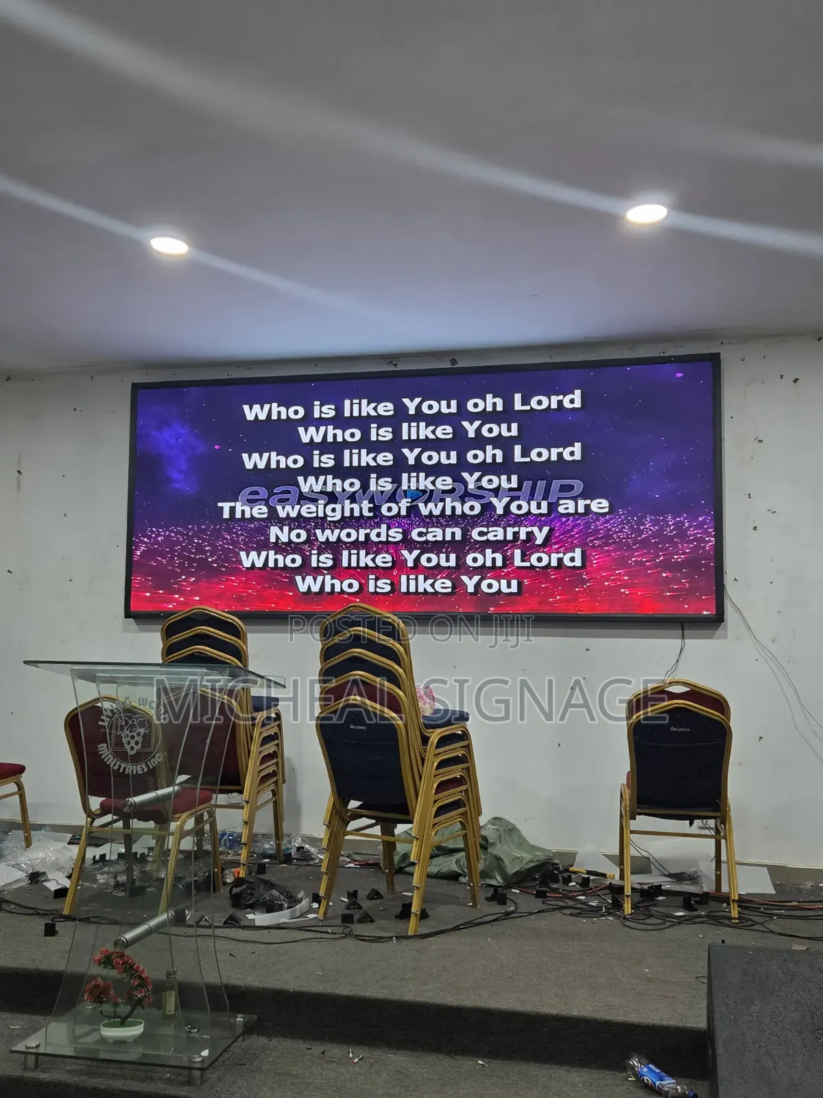 Church Led Screen Projector