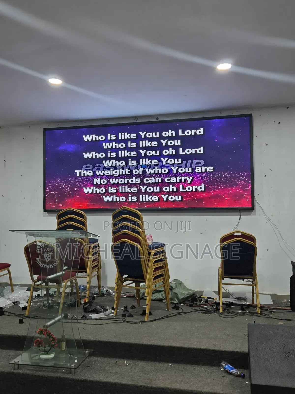 Church Led Screen Projector