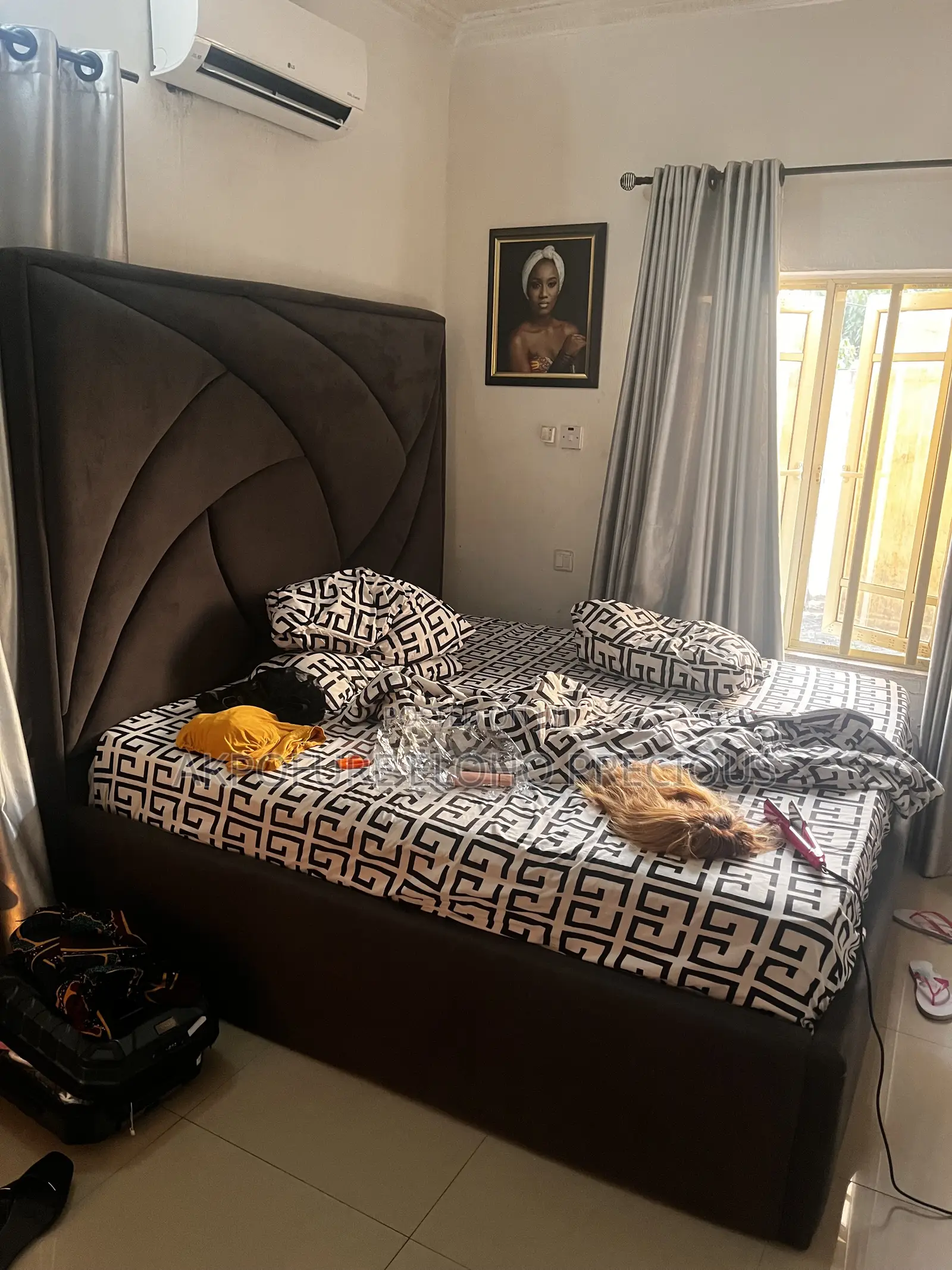 6by6 Ash Color Bed Frame