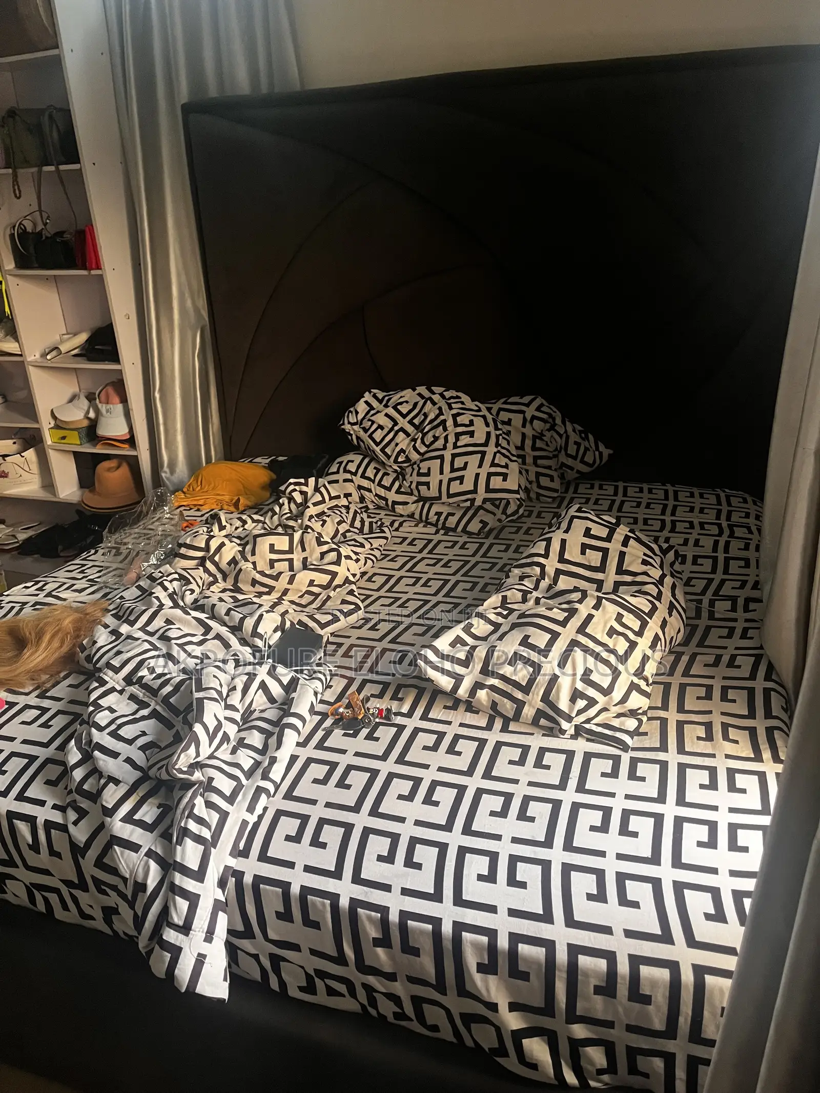 6by6 Ash Color Bed Frame