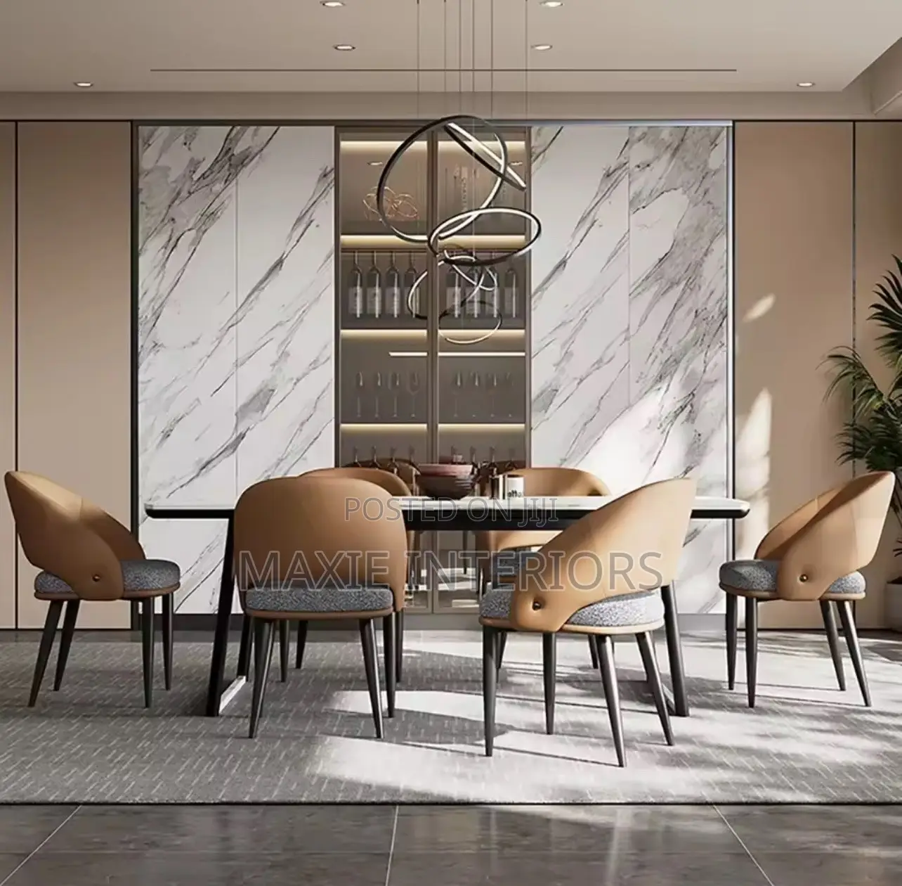 Luxury Modern Nordic Single Dining Chairs