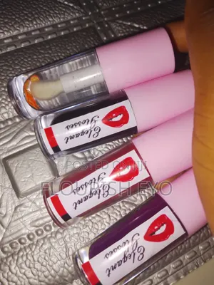 Lip Gloss and Lip Scrub