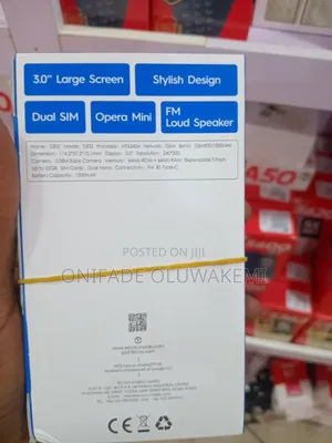 New Tecno S302 Black