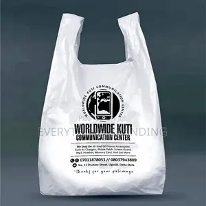 Supermarket Retail Singlet Nylon Bag Printing, Medium Size