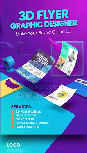 3D Flyer Design