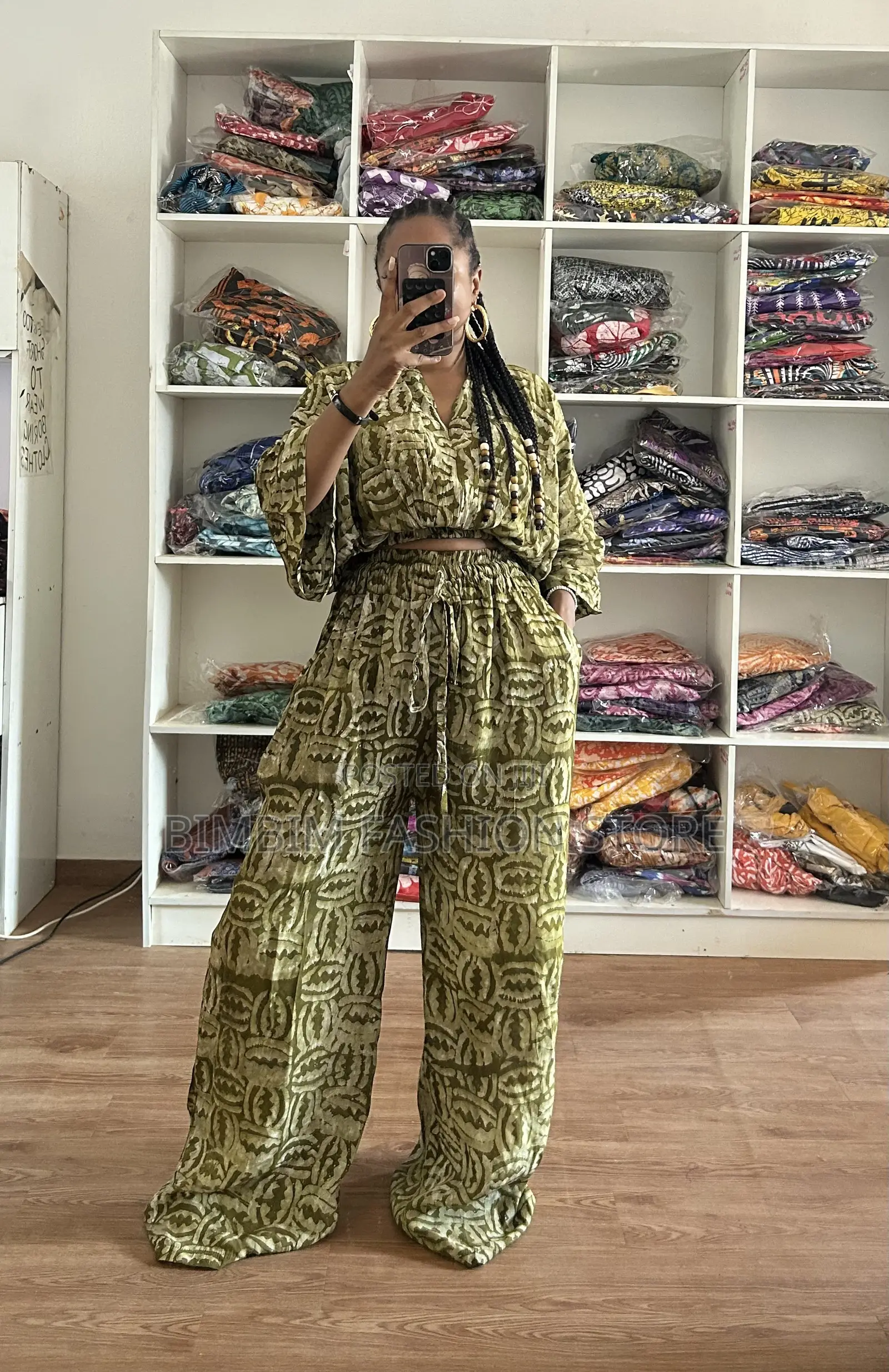 Two Piece Adire Trouser