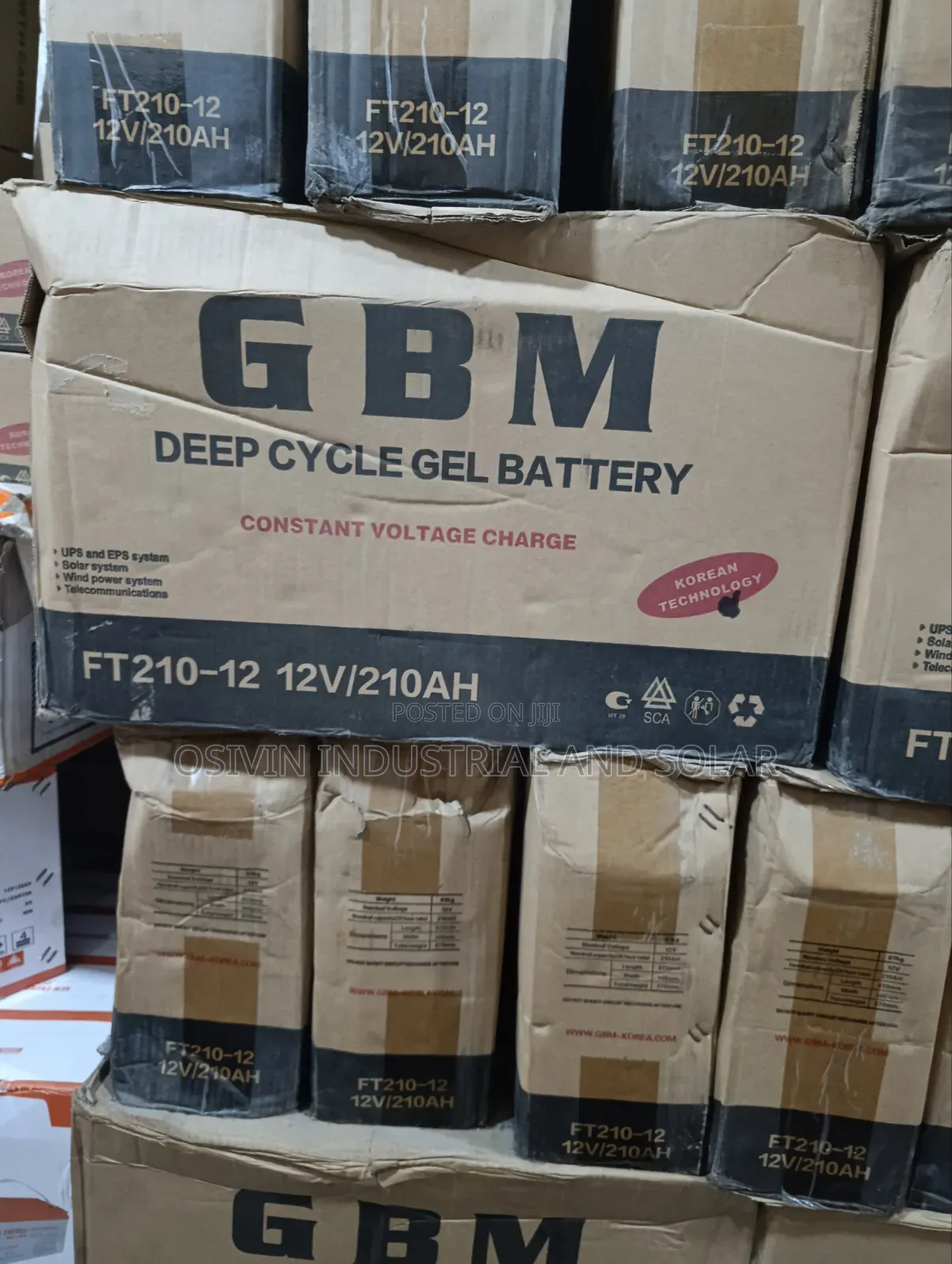 GBM 210a 12v Deep Circle Solar Battery