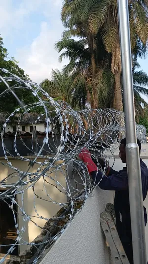 Barbed Wire Installation