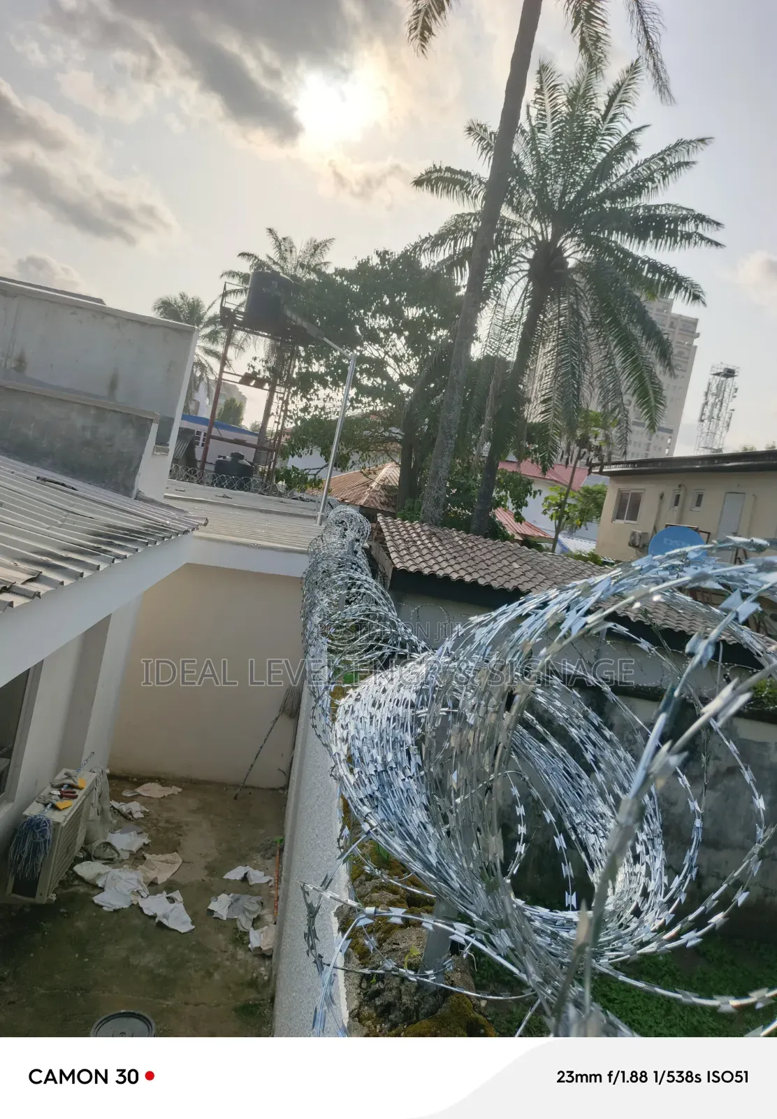 Barbed Wire Installation