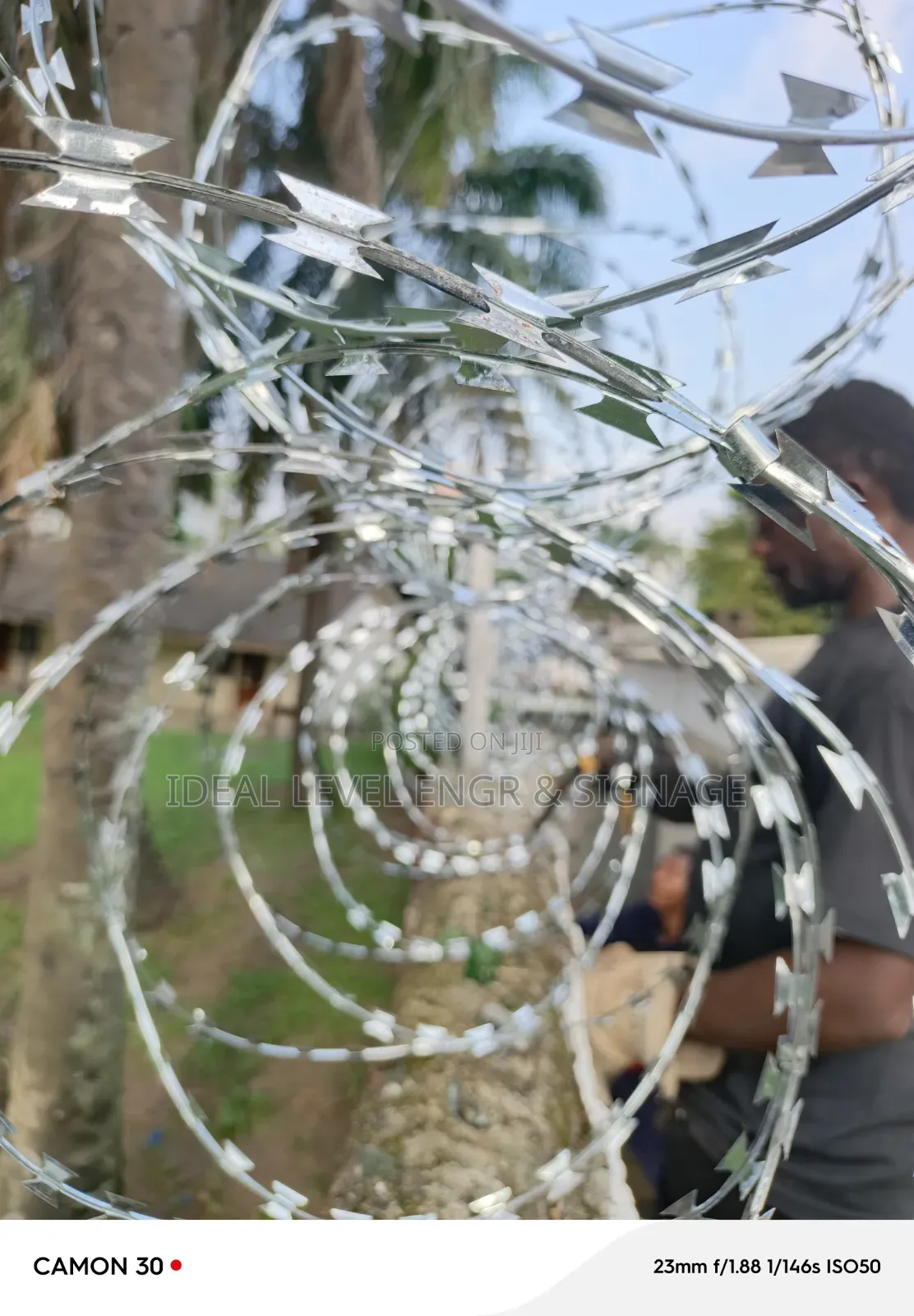 Barbed Wire Installation