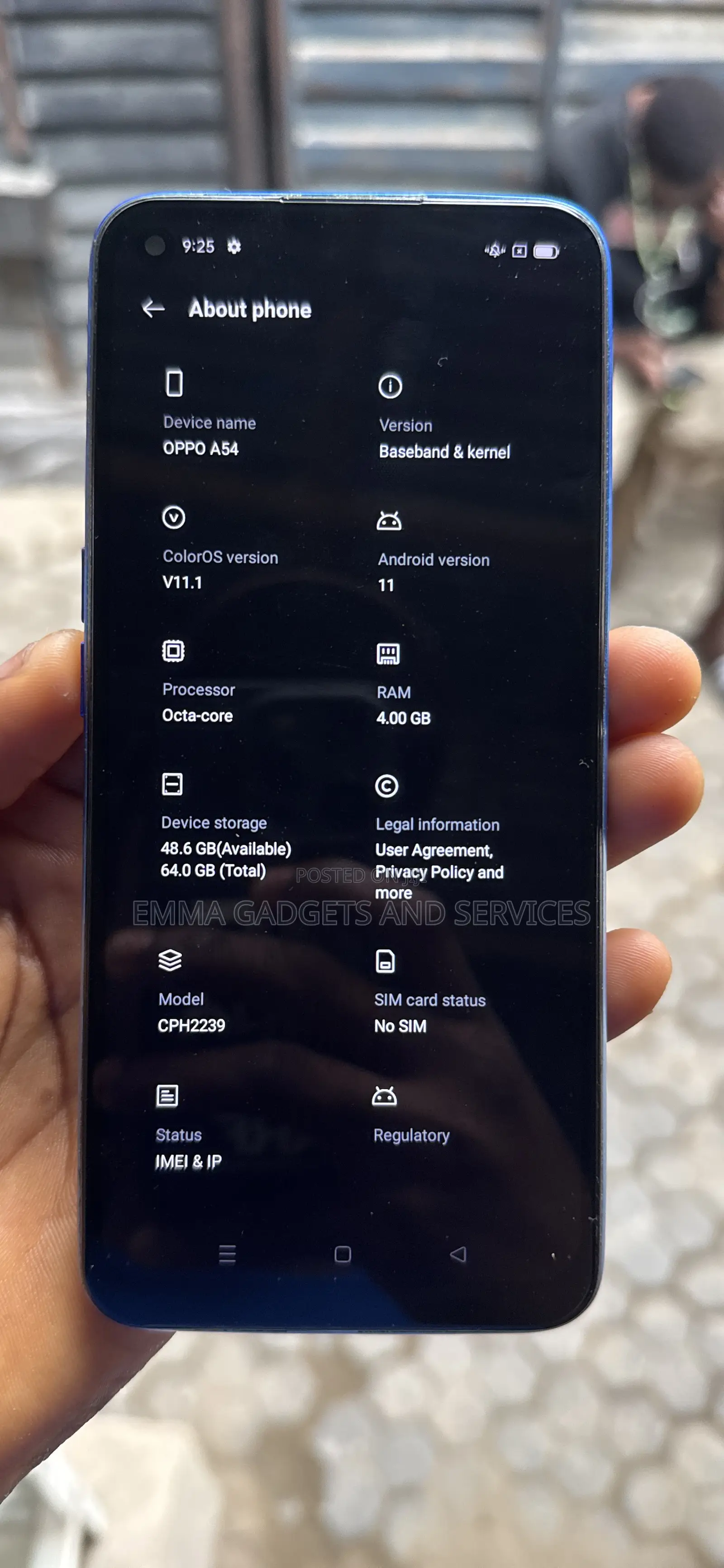 Oppo A54 64 GB Blue