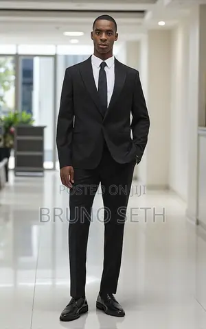 Black Fitted Suit
