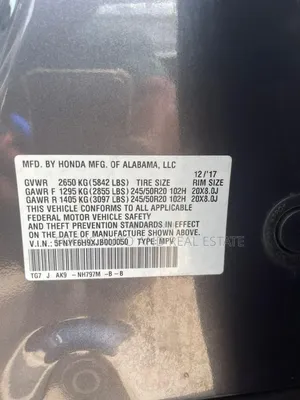Honda Pilot 2018 Gray