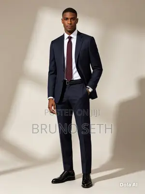Fitted Black Suit