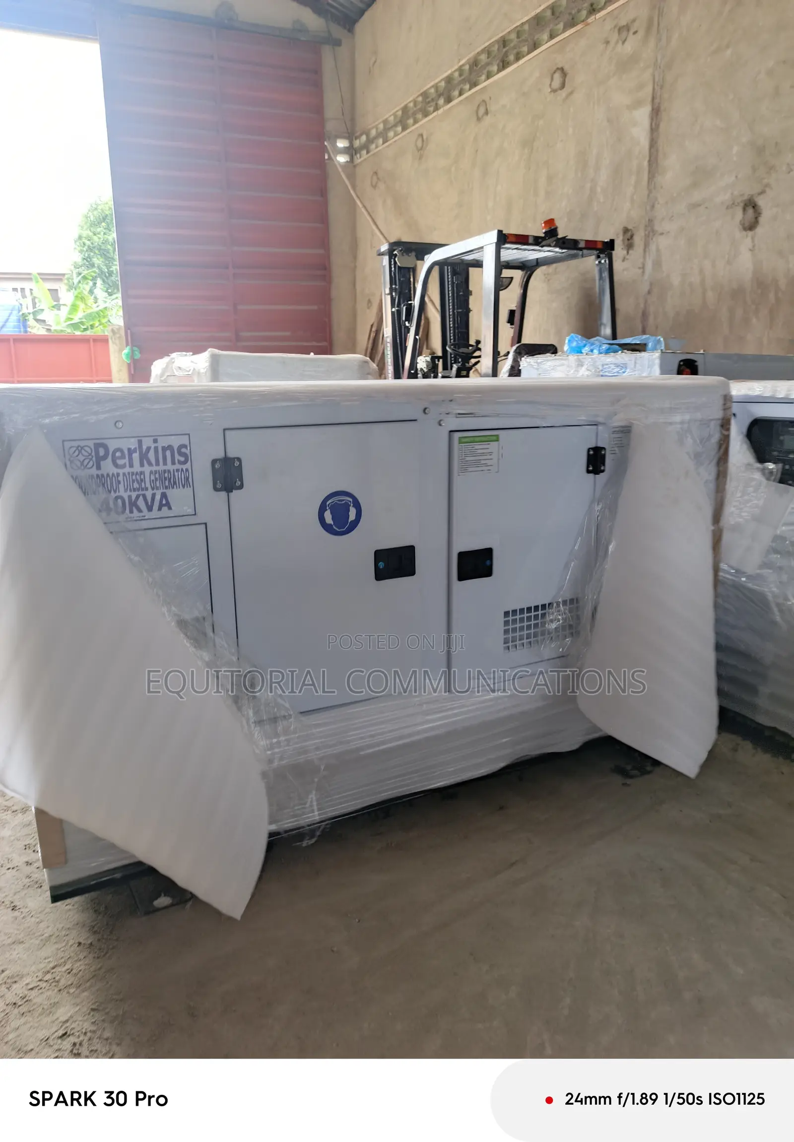Perkins 40KVA Quiet Generator
