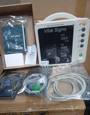 Vital Signs Monitor With Accessories