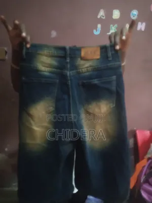 Ladies Baggy Ripped Jeans Dark Blue - Waist Size 8-14, Brand New Aba.