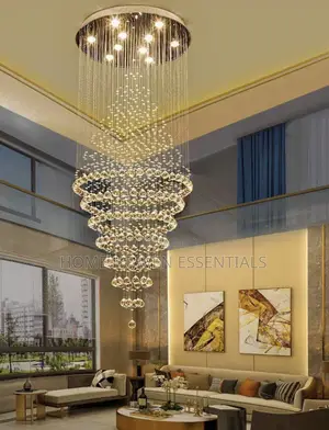 Modern Luxury LED Crystal Chandelier Light for Open Living Room
