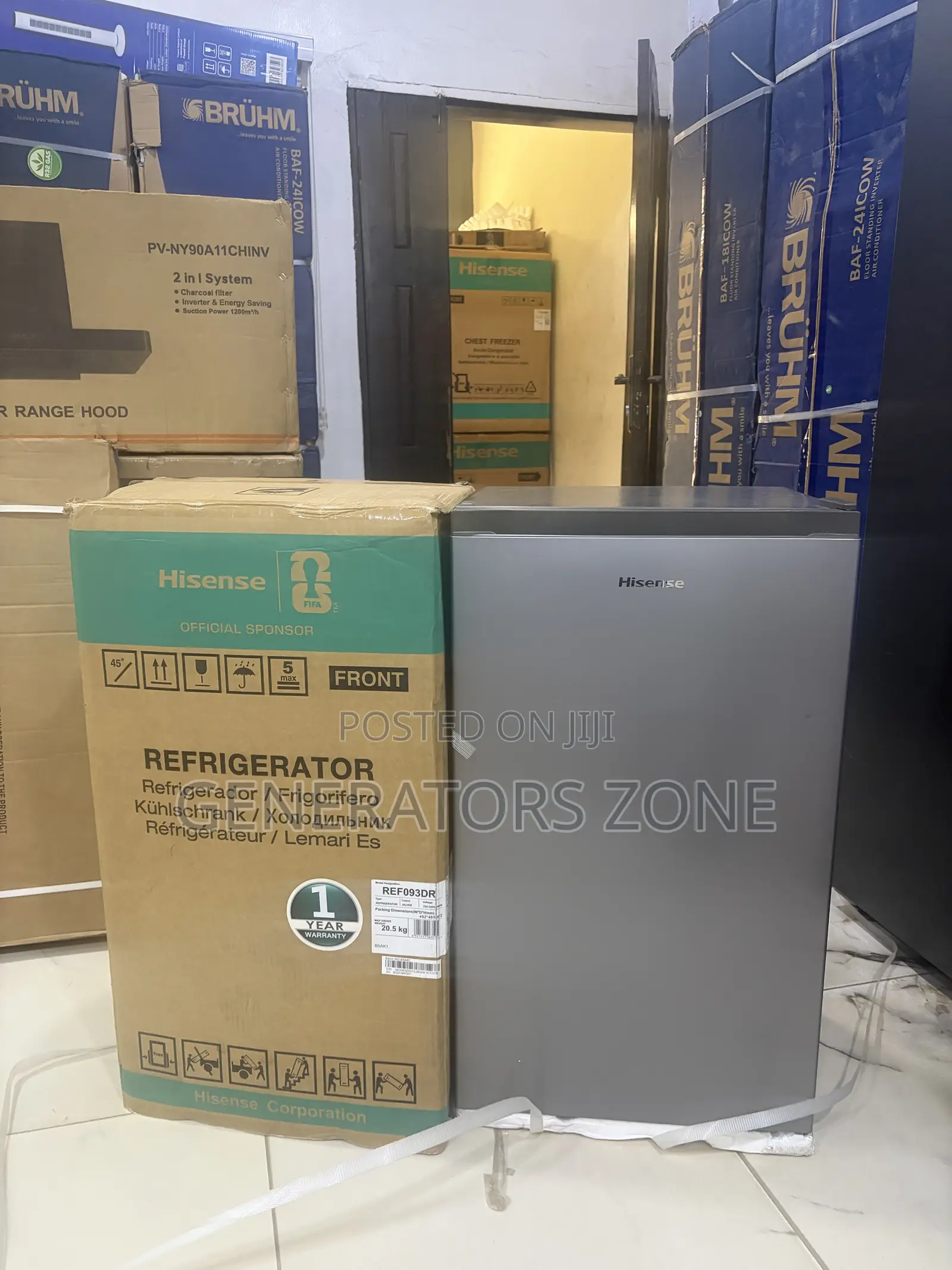 Hisense REF093DR 90L Single Door Refrigerator – Compact Cooling Power
