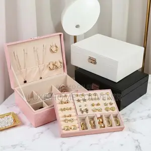 Leather Jewelry Storage Box