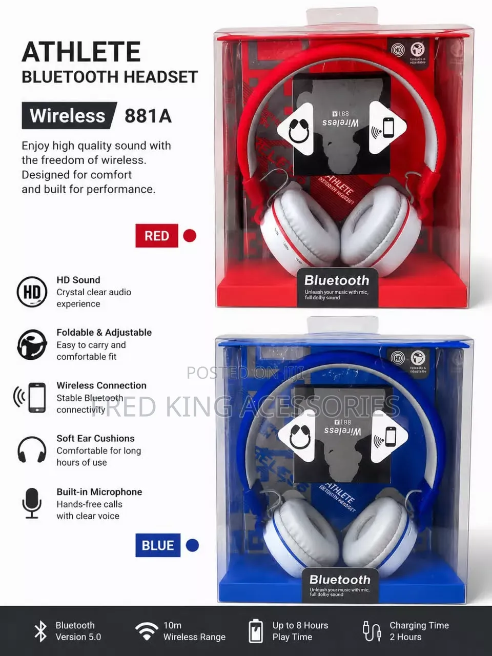ATHLETE Wireless Bluetooth Headset