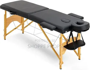 Portable Foldable 2-Section Physiotherapy, Massage, Lash, Tattoo Bed