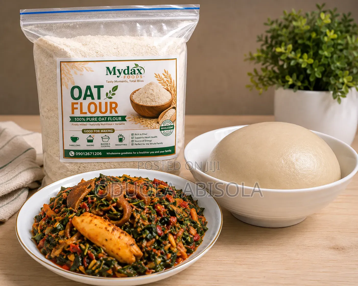 Instant Oat Flour
