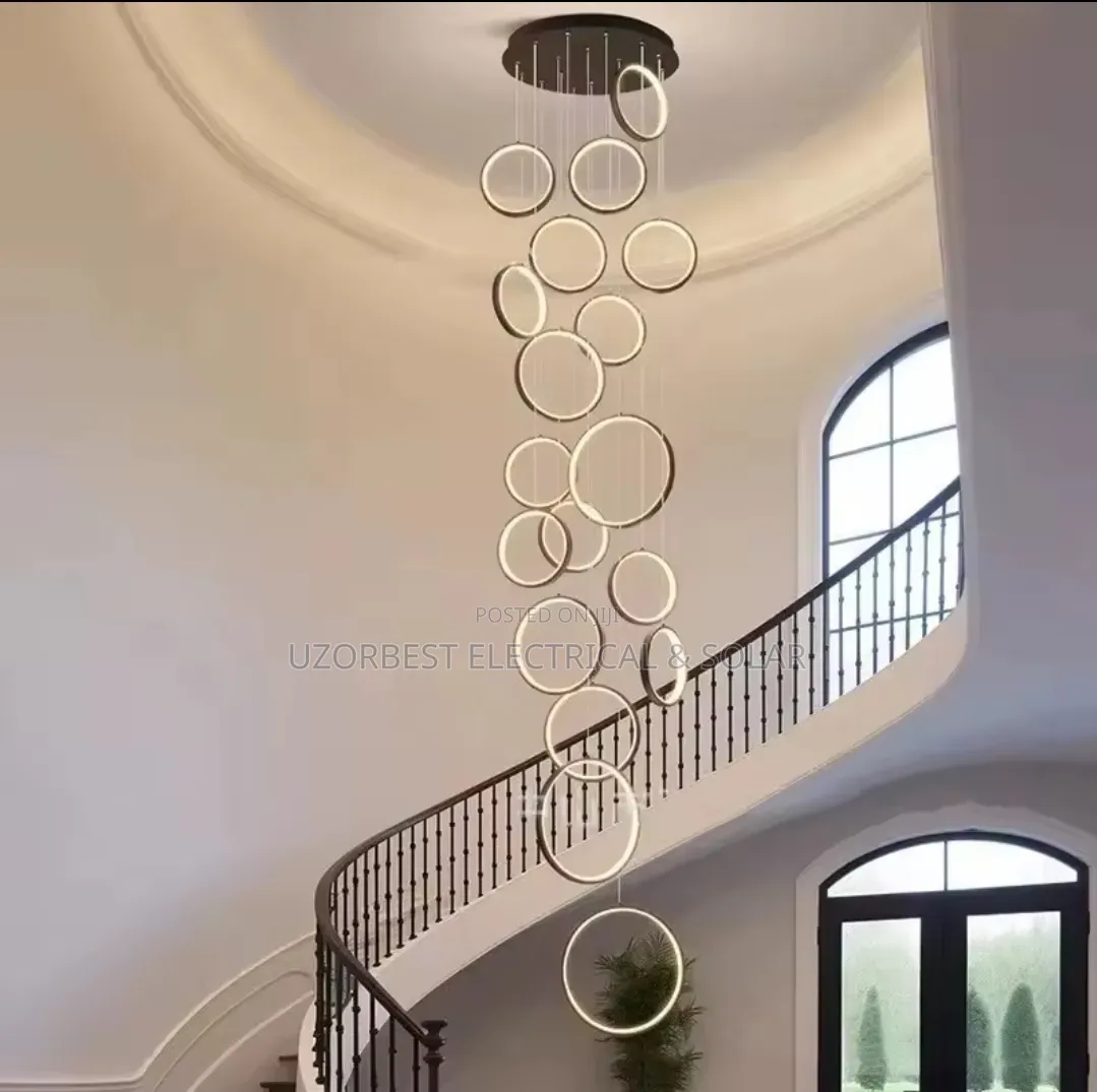 Fancy Adjustable Ring Chandelier