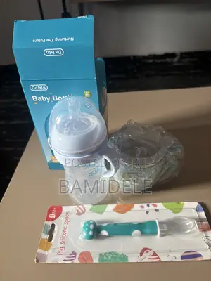 Baby Bottle, Cup and Spoon