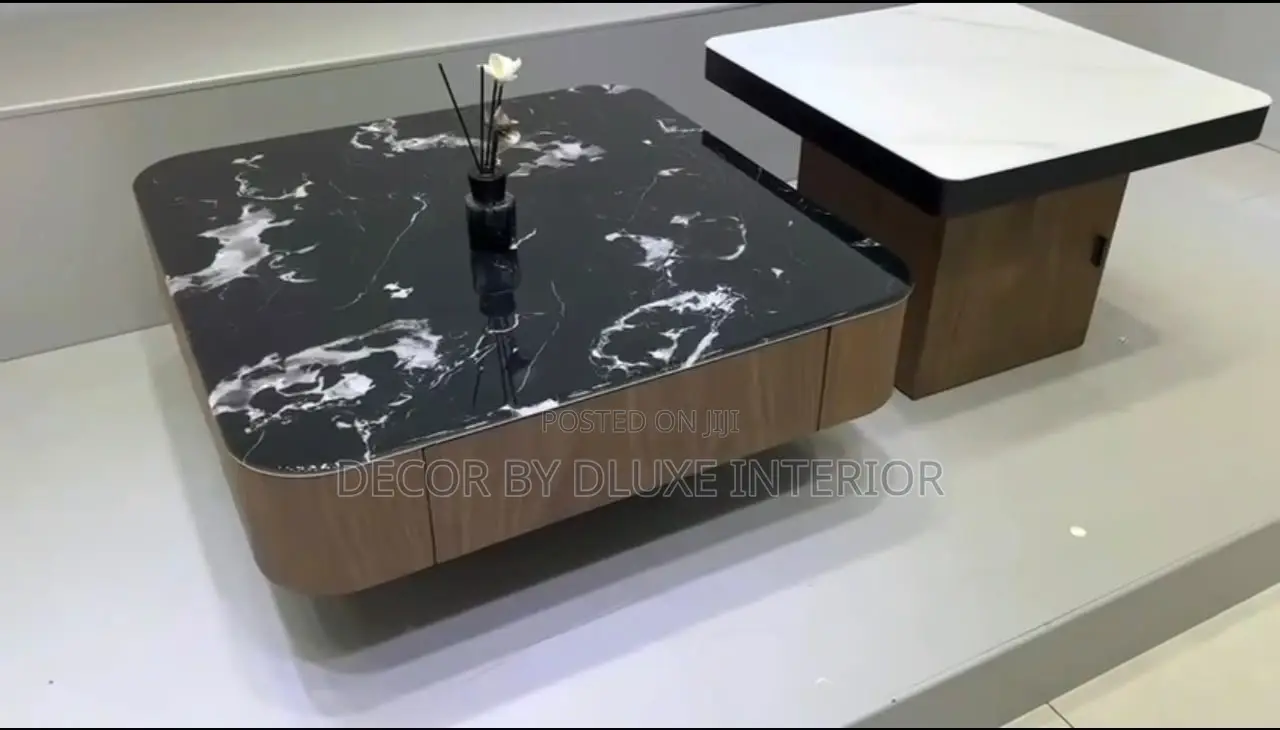 Italian Luxury Stone Square Coffee Table