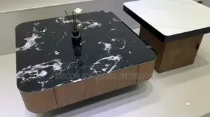 Italian Luxury Stone Square Coffee Table