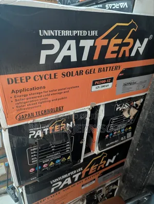 Pattern 200ah 12v Gel Dry Cell Solar Batteries Available in Stock.