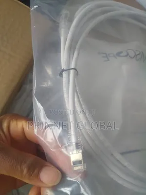 5m Cat6A, Shielded, White S/FTP Commscope Patch Cord 17Ft
