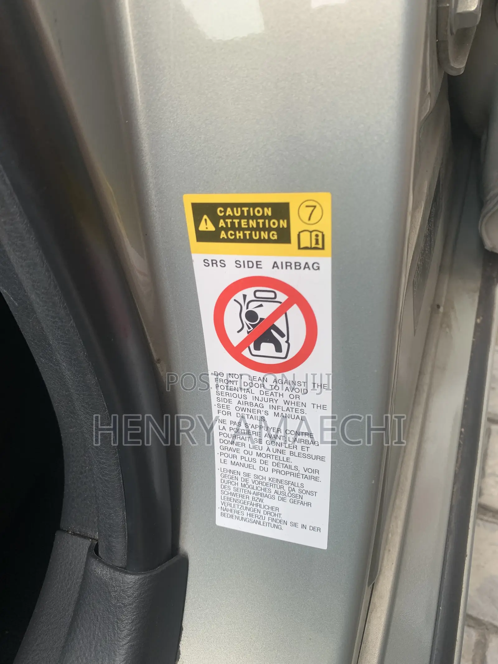 Toyota Avensis 2.0 Advanced Automatic 2007 Silver