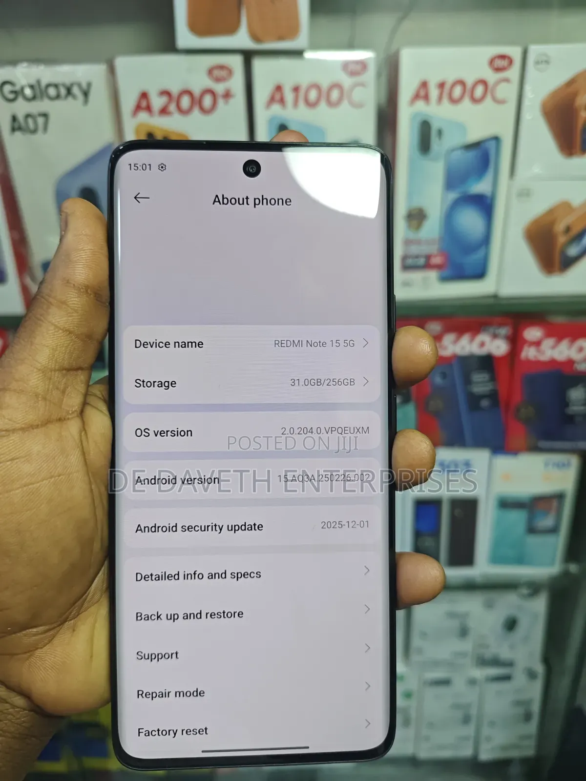 Xiaomi Redmi Note 15 256 GB Black