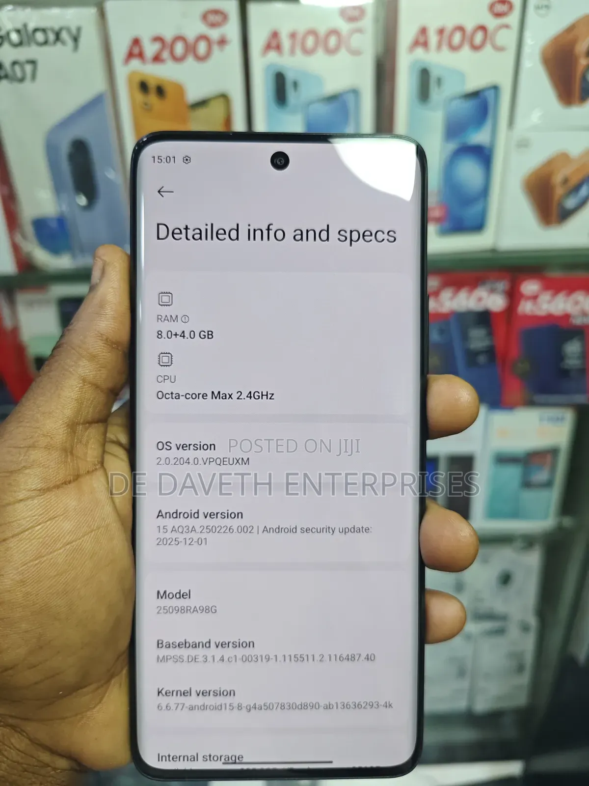 Xiaomi Redmi Note 15 256 GB Black