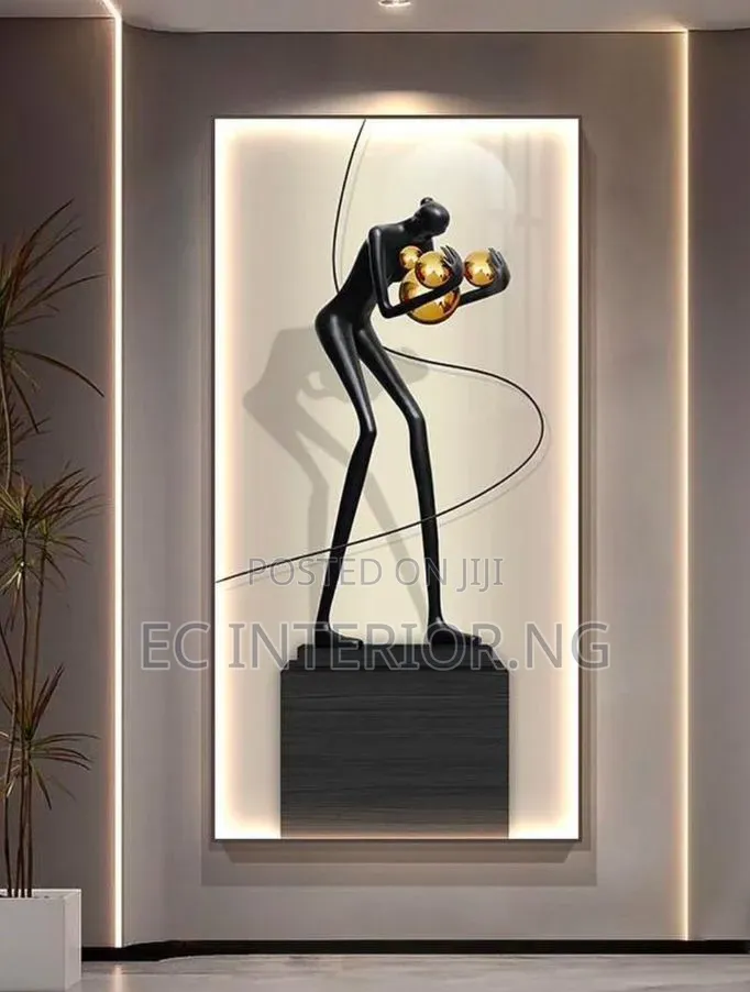 Modern Abstract Figure Portrait