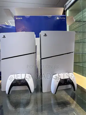 Very Neat Uk Used Ps5 Slim Disk Edition With 12 Games Installed 2 Pads